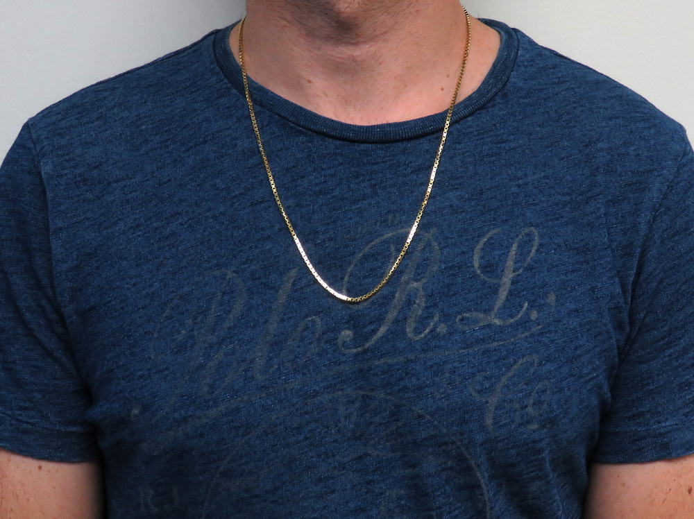 10k yellow gold solid box link chain 20-24 inches 2mm  - Image 6