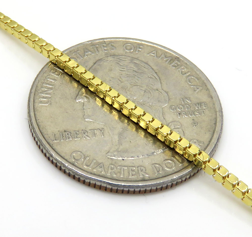 Cube link gold chain Clearance