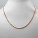 10k rose gold hollow franco chain 22-24 inch 2.50mm