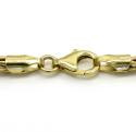 10k yellow gold semi hollow wheat chain 22 inch 3.20mm