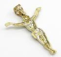 10k yellow gold small hanging jesus charm
