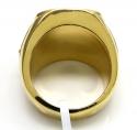14k yellow white or rose gold diamond dollar sign money ring 1.54ct
