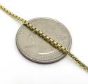 14k yellow gold box link chain 18-24 inch 1.8mm