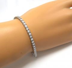 14k white gold 2.50 pointer diamond tennis bracelet 7 inch 1.50ct