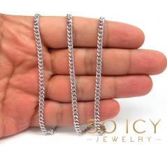 14k yellow gold hollow miami cuban link chain 18-24 inches 3.50mm