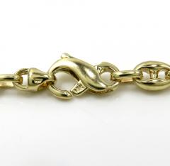 14k white or yellow gold solid gucci link chain 22- 26 inches 5.20mm