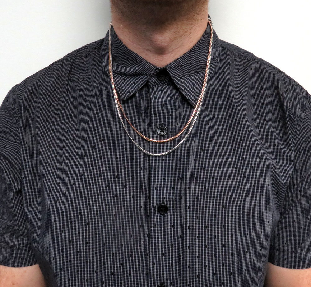 14k rose ,white, yellow gold solid miami link chain 20-24 inch 2.50mm - Image 5