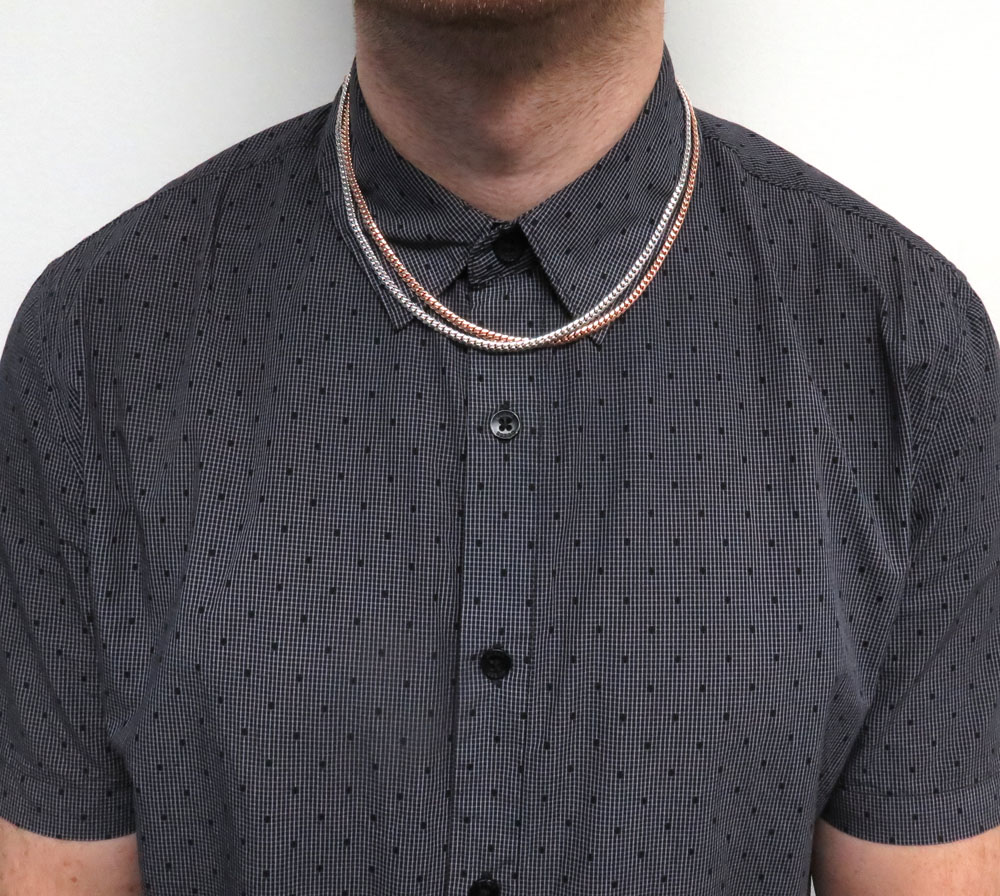 14k rose or white gold solid miami link chain 18-20 inch 3.80mm - Image 6