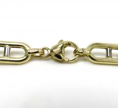 10k two tone hollow rounded mariner 22 inches 7mm 