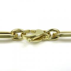 14k yellow gold hollow xl paper clip chain 18-30 inch 8mm