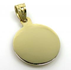 14k yellow gold mini picture pendant 