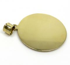 14k yellow gold medium picture pendant 