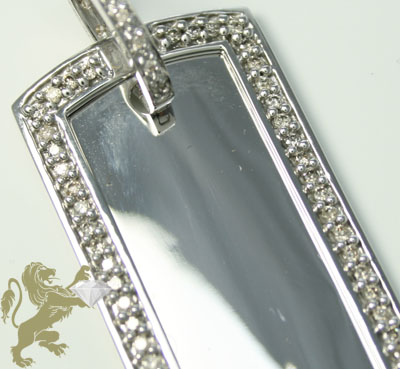 1.20ct 14k solid white gold