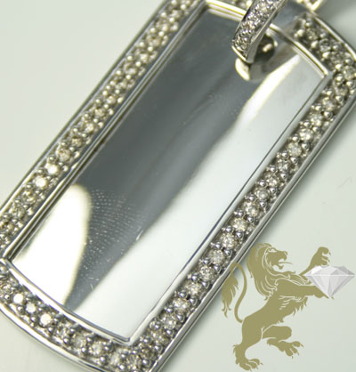 1.20ct 14k solid white gold