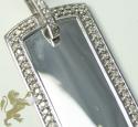 1.20ct 14k solid white gold 