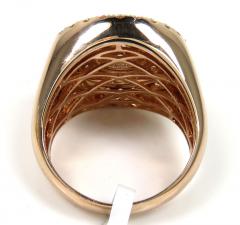 14k white yellow or rose gold diamond cake ring 2.85ct 