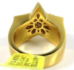 14k yellow gold diamond vs double star ring 2.41ct