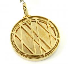 10k yellow gold xl diamond picture pendant 1.45ct