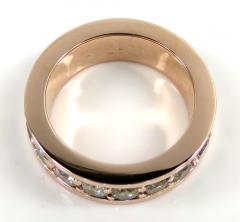 14k rose white or yellow 20 pointer diamond eternity band 4.18ct