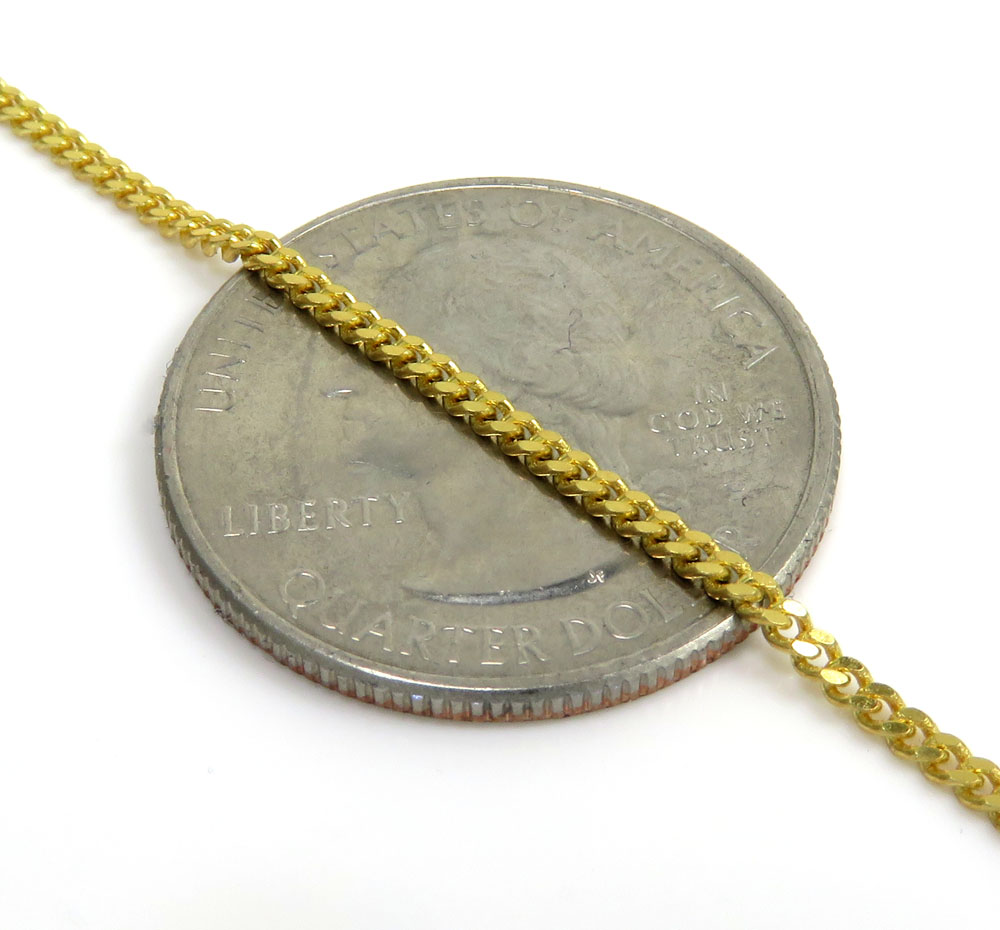 10k yellow gold solid custom made name plate with chain 16-24