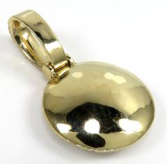 14k white yellow or rose gold vs diamond evil eye pendant 2.50ct