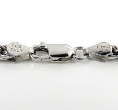 925 white sterling silver rope link chain 20-26 inch 3.80mm
