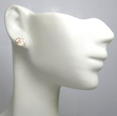 10k yellow gold mini nugget earrings 
