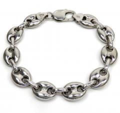 .925 silver gucci puff bracelet 8 inch 11mm