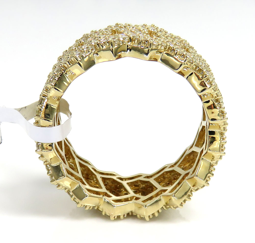 14k yellow gold 13mm diamond cuban band 3.00ct - Image 4