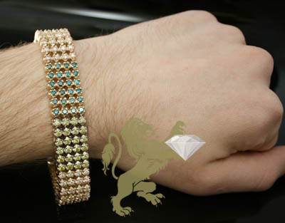 11.00ct 14k solid white, yellow & rose gold 