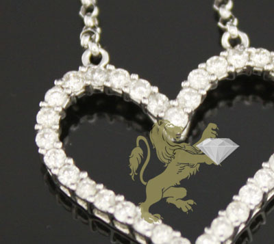 0.70ct 18k white gold diamond