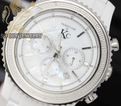 0.15ct mens techno com by kc diamond watch