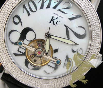 0.30ct mens techno com by kc genuine diamond watch 