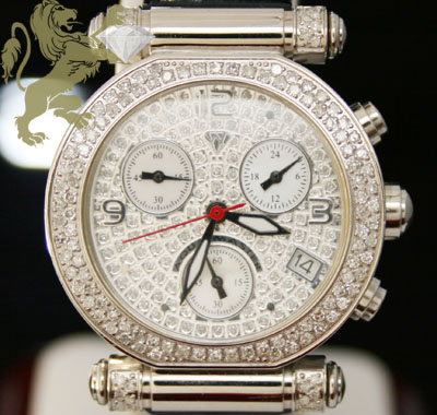 0.85ct ladies aqua master genuine diamond watch