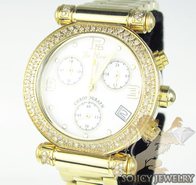 Ladies joe rodeo diamond watch yellow valerie 1.10ct - Image 1