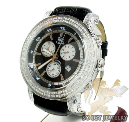 Diamond icelink ice king mens watch 5.50ct - Image 1