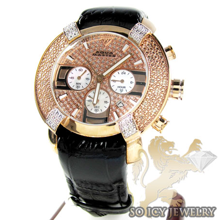 Mens aqua master two tone steel diamond watch 0.20ct - Image 1