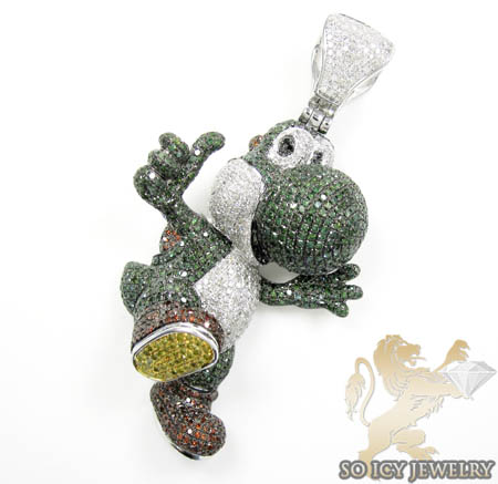 Buy Yoshi 10k White Gold Diamond Pendant 8.00ct Online at SO ICY