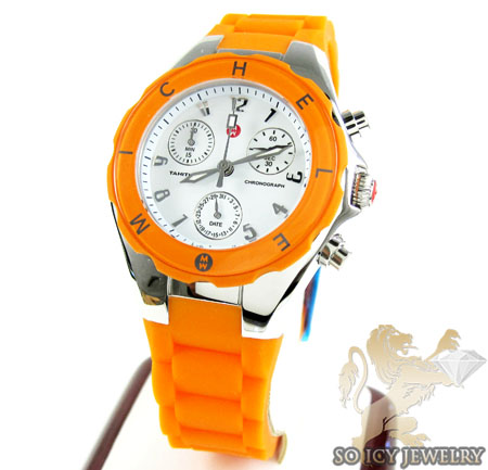 Tahitian jelly bean large stainless steel burnt orange 