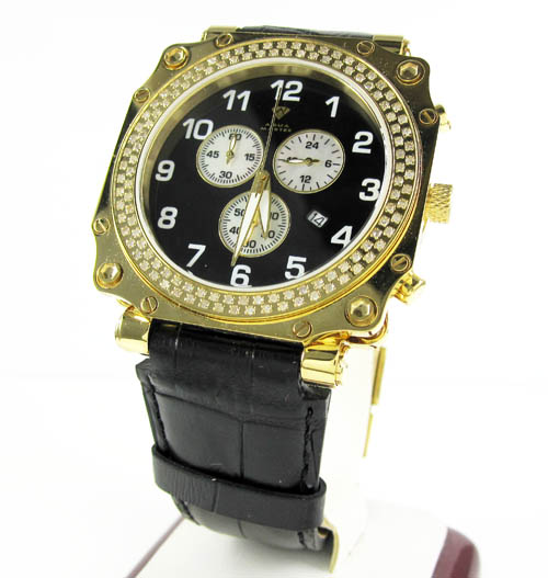 Mens aqua master cargo diamond watch 1.25ct - Image 1