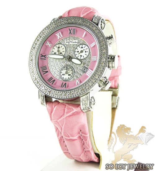Buy Ladies Passion Pink Joe Rodeo Diamond Watch 0 60ct Online At So Icy Jewelry