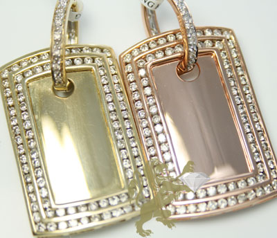 1.70ct 14k solid yellow or rose gold 
