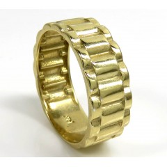 14k Gold 7.80mm Presidential Style Ring