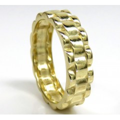 10k Gold 6mm Presidential Style Ring
