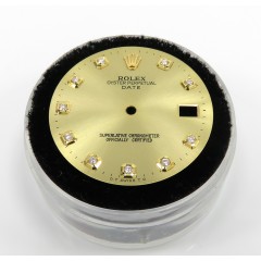 Rolex Champagne Diamond Date Dial