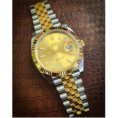 Rolex DateJust TwoTone 41MM Champagne Dial Ref. 126333