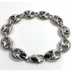 14mm Puffy Mariner Anchor Bracelet 8'