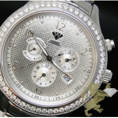 2.45ct Mens Aqua Master Genuine Round Diamond 