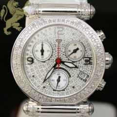 0.85ct Ladies Aqua Master Genuine Diamond Watch 