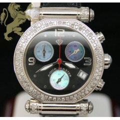 0.85ct ladies aqua master genuine diamond watch 